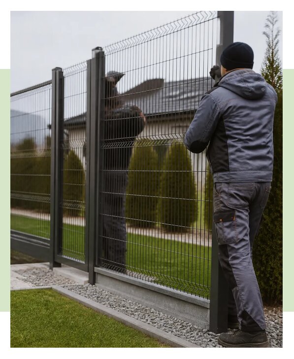 Секционный 3Д забор из металла с установкой под ключ в Кизилюрте
