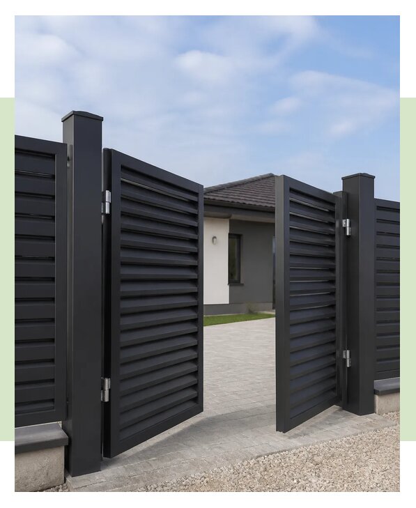 Монтаж распашных ворот с приводом в Кизилюрте по цене от 25815 р. | ЗаборЭксеперт-Кзт